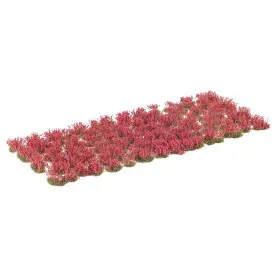 Touffes fleurs rouge - HO 1/87 - FALLER 171385