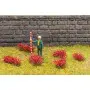 Touffes fleurs rouge - HO 1/87 - FALLER 171385