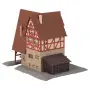 Moulin avec roue - N 1/160 - FALLER 232134
