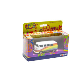 Volkswagen Campervan - Paix, Amour et Arc-en-ciel - 1/43 - CORGI CC02739