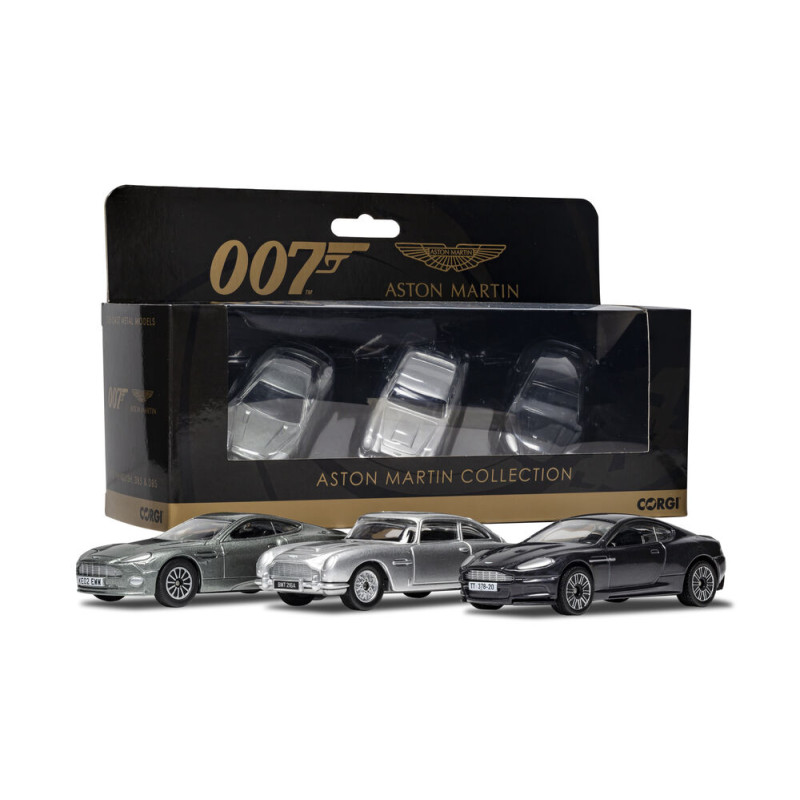 Collection James Bond Aston Martin (V12 Vanquish, DB5, DBS) - CORGI TY99284
