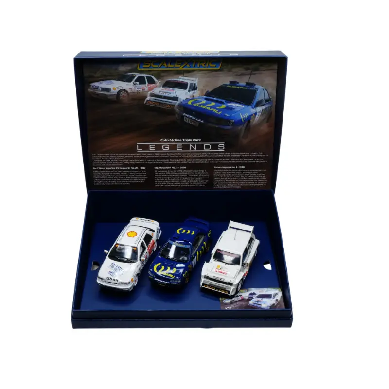 Colin McRae Triple Pack - 1/32 - SCALEXTRIC C4612