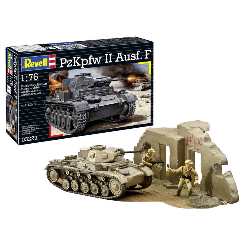 Char PzKpfw II Ausf. F - 1/76 - REVELL 03229