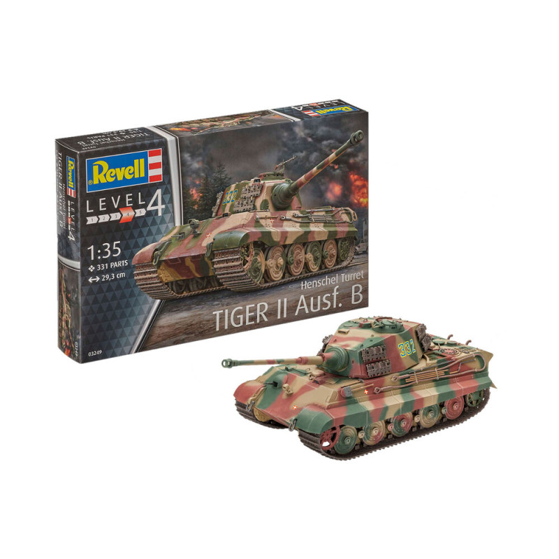 Char Tiger II Ausf.B (Tourelle Henschel) - 1/35 - REVELL 03249