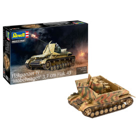 Flakpanzer IV - Möbelwagen 3,7 cm Flak 43 - 1/72 - REVELL 03363