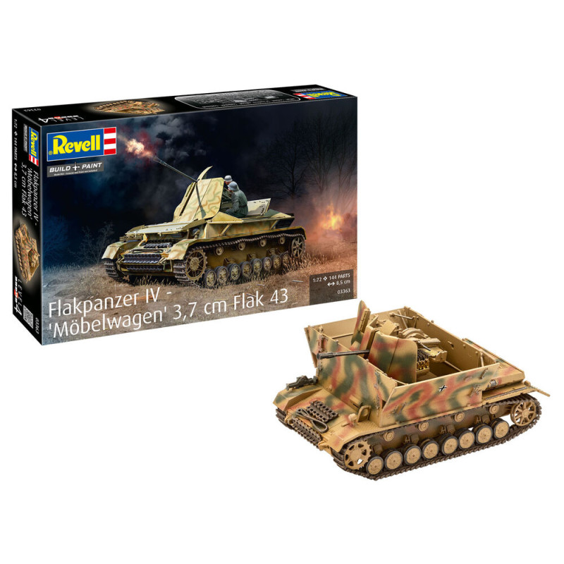Flakpanzer IV - Möbelwagen 3,7 cm Flak 43 - 1/72 - REVELL 03363