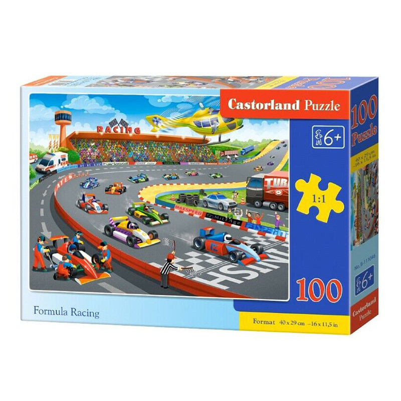 Formula Racing - Puzzle 100 pièces - CASTORLAND