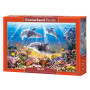 Dolphins Underwater - Puzzle 500 pièces - CASTORLAND