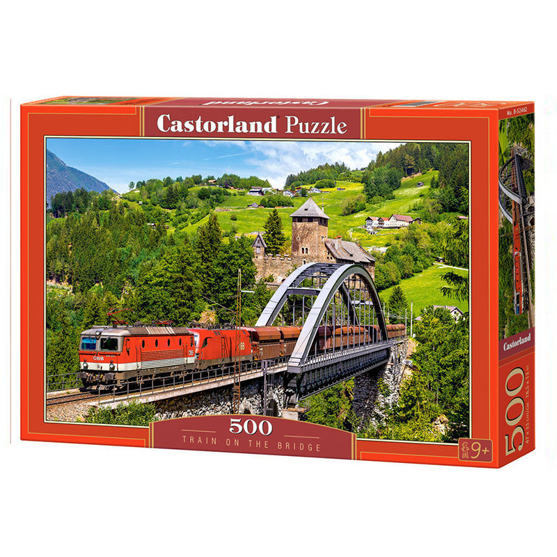 Train on the Bridge - Puzzle 500 pièces - CASTORLAND
