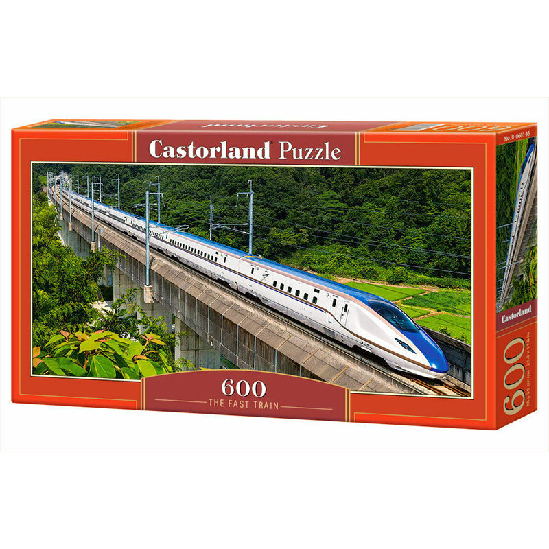 The Fast Train - Puzzle 600 pièces - CASTORLAND