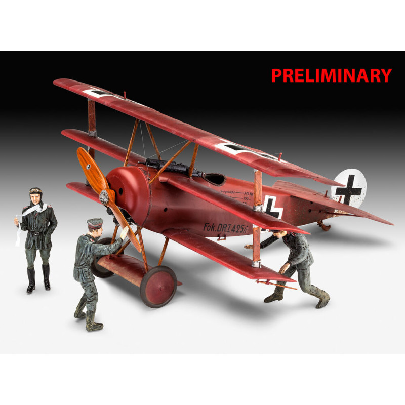 Fokker Triplan DR.1 75 ans de modélisme plastique - 1/28 - REVELL 03762