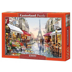 Flower Shop, Paris - Puzzle 1500 pièces - CASTORLAND