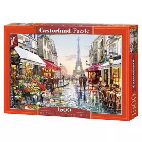 Flower Shop, Paris - Puzzle 1500 pièces - CASTORLAND