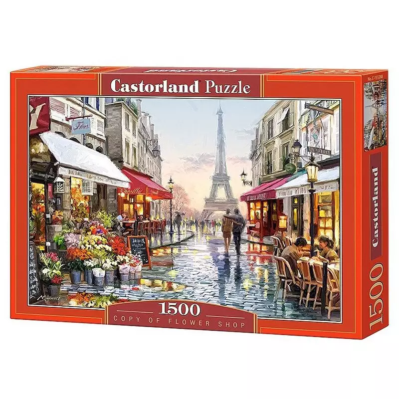 Flower Shop, Paris - Puzzle 1500 pièces - CASTORLAND