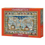 Map of the world - Puzzle 2000 pièces - CASTORLAND