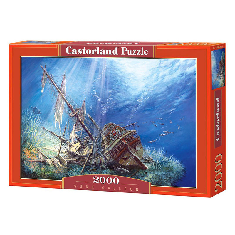 Sunk Galleon - Puzzle 2000 pièces - CASTORLAND