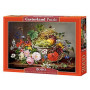 Still Life with Flowers and Fruit Basket - Puzzle 2000 pièces - CASTORLAND