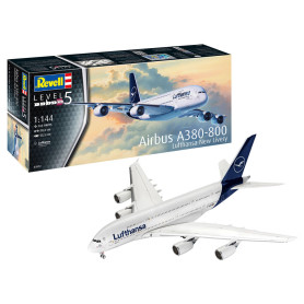 Airbus A380-800 Lufthansa New Li - 1/144 - REVELL 03872