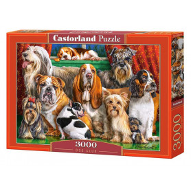 Dog Club - Puzzle 3000 pièces - CASTORLAND