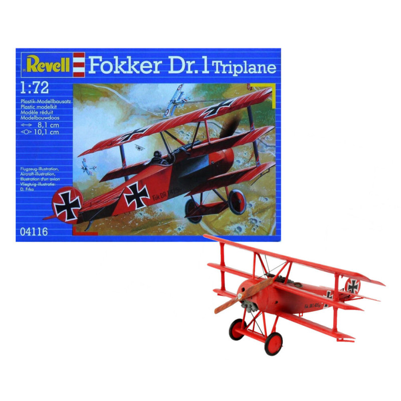 Fokker Dr. 1 Triplane - 1/72 - REVELL 04116