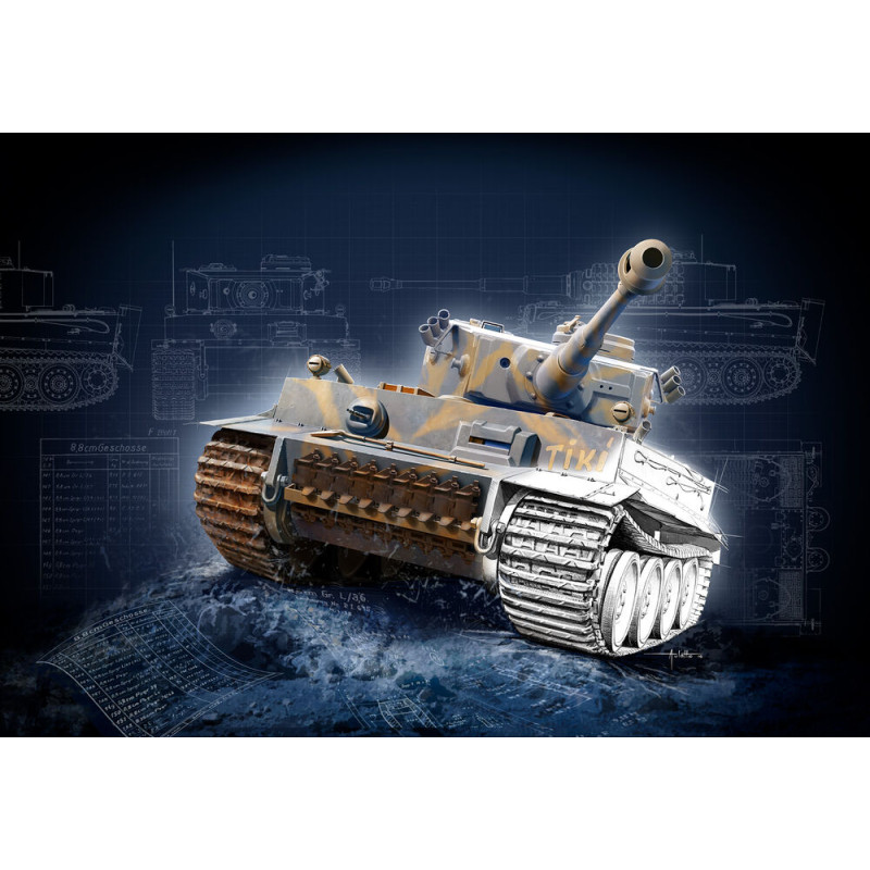 Coffret cadeau PzKpfw. VI Tigre I Ausf. E-1/72-REVELL 05609