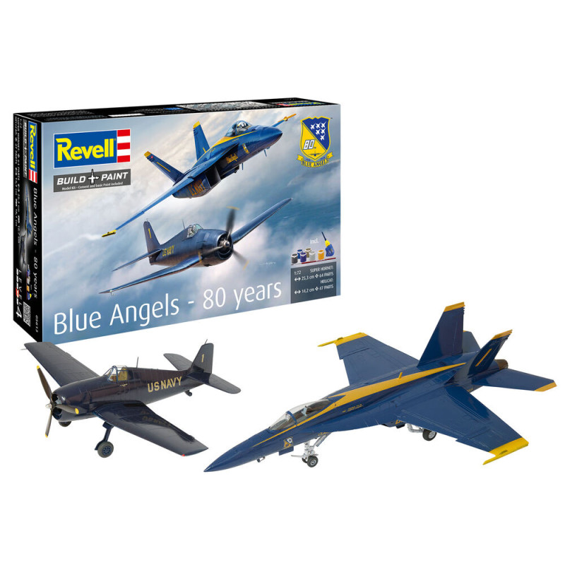 Coffret cadeau Blue Angels - 80 ans - 1/72 - REVELL 05613