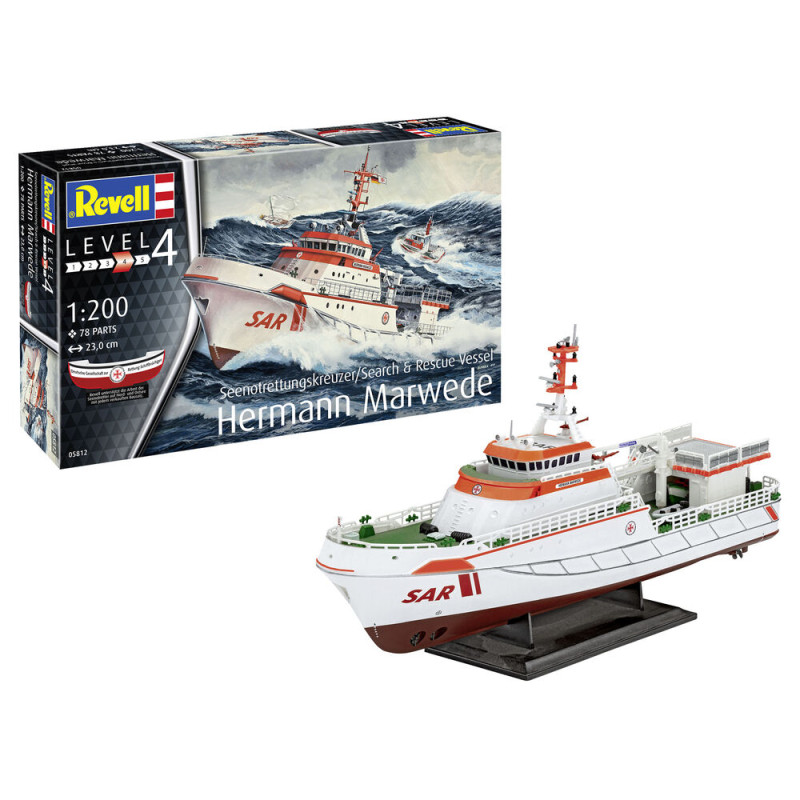 Bateau de sauvetage Hermann Marwede - 1/200 - REVELL 05812