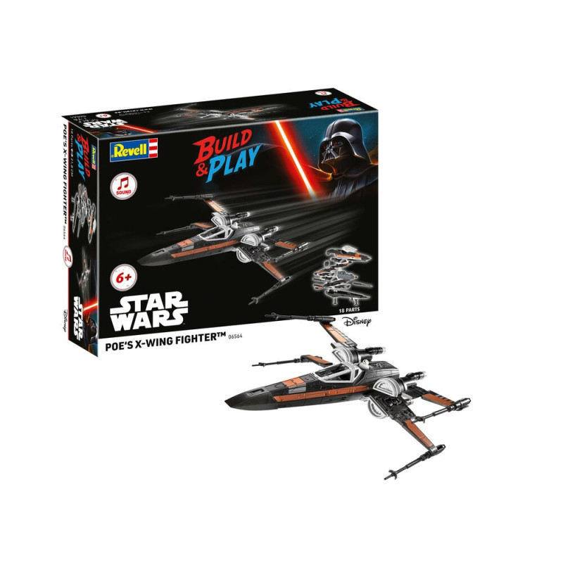 Chasseur X-Wing de Poe (avec son) - 1/78 - REVELL 06564