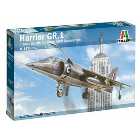 HAWKER Harrier GR. 1 Transatlantic Air Course 50th Anniversaire - échelle 1/72 - ITALERI 1435