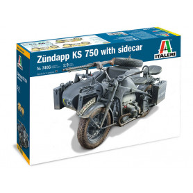 Zündapp KS 750 Sidecar - échelle 1/9 - ITALERI 7406