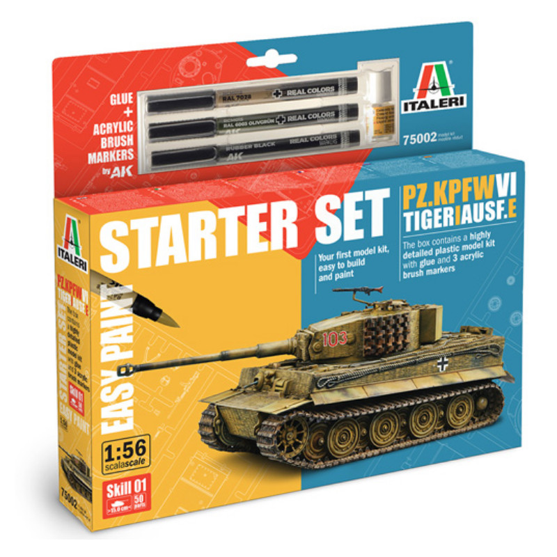 Pz. kpfw. VI Tiger I Ausf.E - 1/56 - ITALERI 75002
