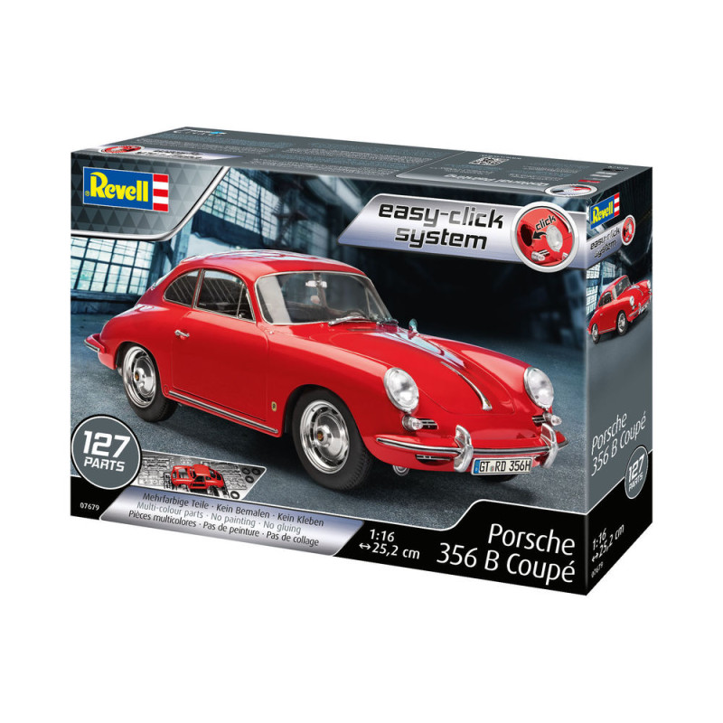 Porsche 356B Coupé 75 ans de maquettes en plastique - 1/16 - REVELL 07679