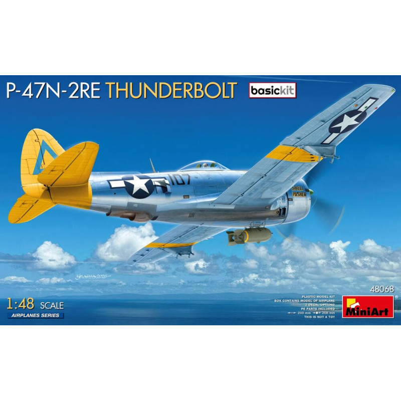 P-47N-2RE Thunderbolt. Basic Kit - 1/48 - MINIART 48068