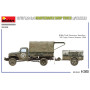 Camion d'atelier d'entretien 4x4 1,5 t avec remorque G7117 - 1/35 - MINIART 35498