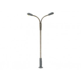 Lampadaire moderne LED double échelle N 1/160 - FALLER 272221