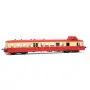 Autorail X3800 "Picasso" toit rouge ép. III-IV SNCF - HO 1/87 - JOUEF HJ2623