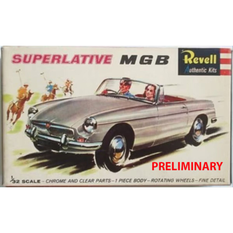 MGB Roadster Maquette 75 ans - 1/32 - REVELL 07753