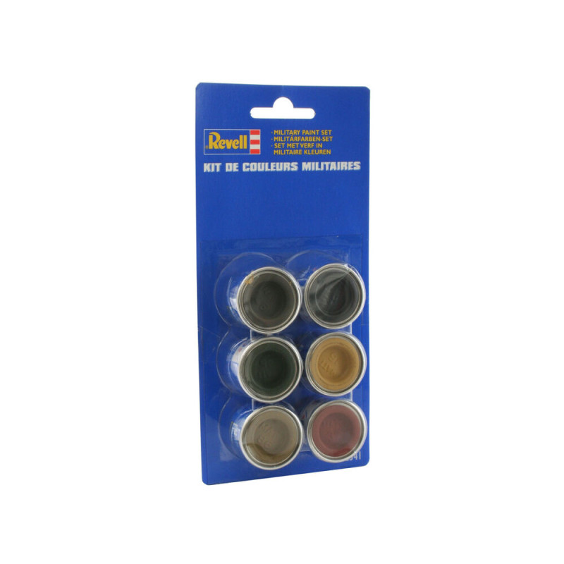 Set Couleurs militaires 6 pots (Set 2) - REVELL 32341
