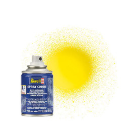 Peinture aérosol jaune brillant 100ml - REVELL 34112
