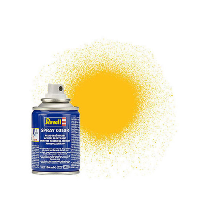 Spray jaune mat RAL 1017 100ml - REVELL 34115