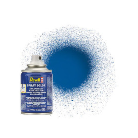 Peinture en aérosol bleue brillante 100ml - REVELL 34152