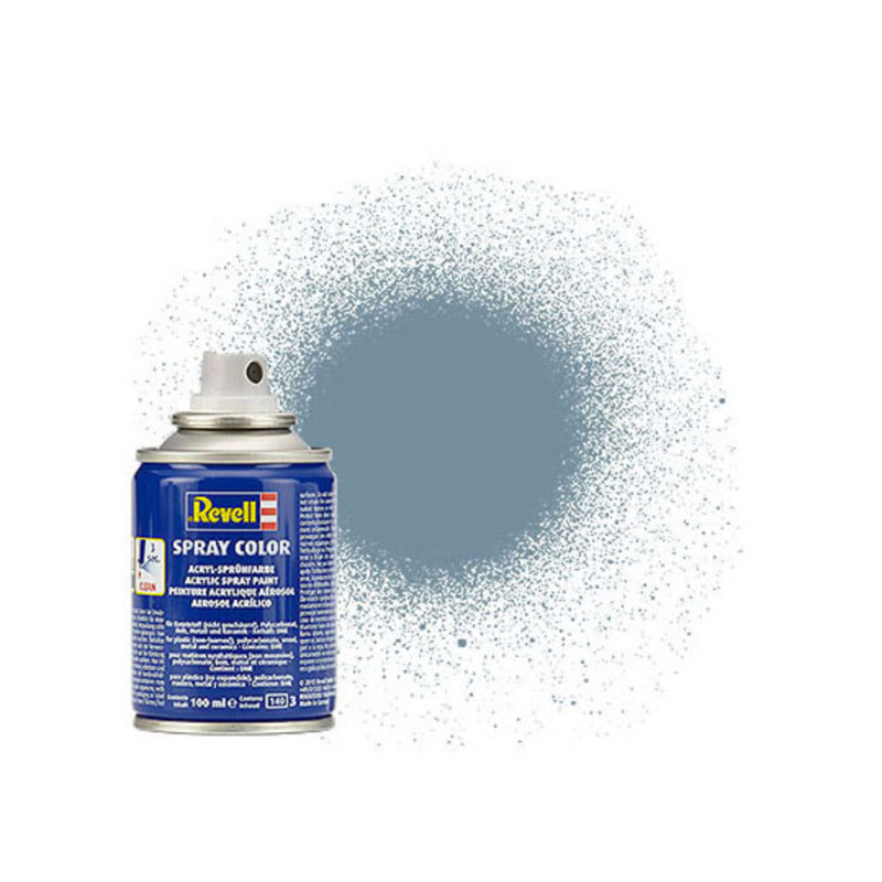 Peinture en aérosol gris mat RAL 7000 100ml - REVELL 34157