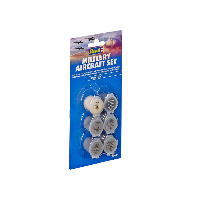 Set de peintures acryliques pour avions militaires - REVELL 39071