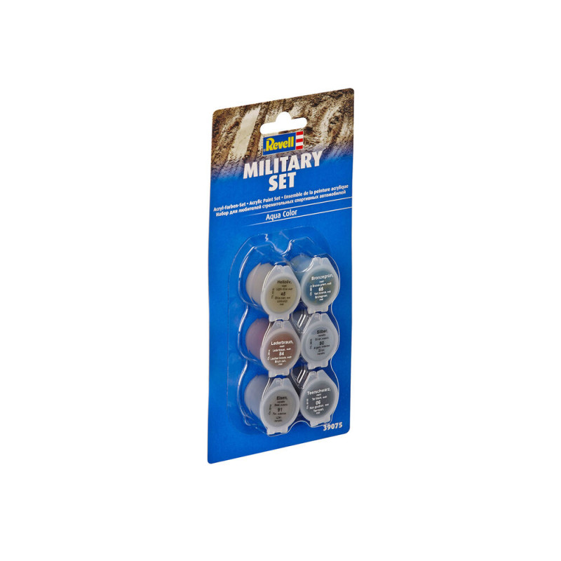 Set de peintures acryliques militaires - REVELL 39075