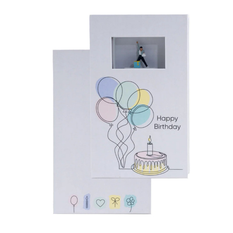 Coffret cadeau "Joyeux anniversaire" - HO 1/87 - NOCH 99507