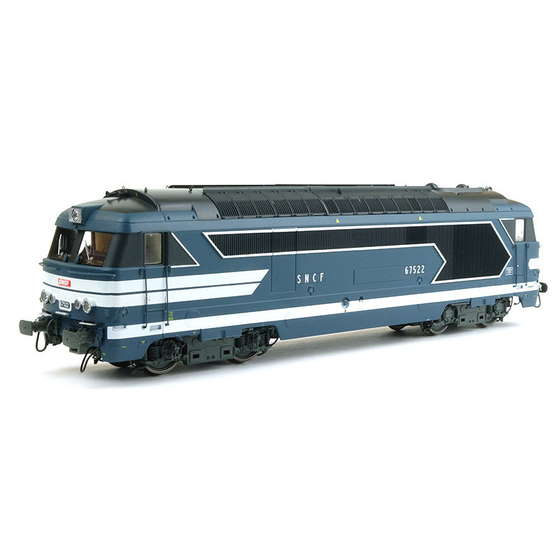 BB 67522 STRASBOURG - SNCF ép. III-IV digitale son 3 rails AC - HO - REE MB-097SAC