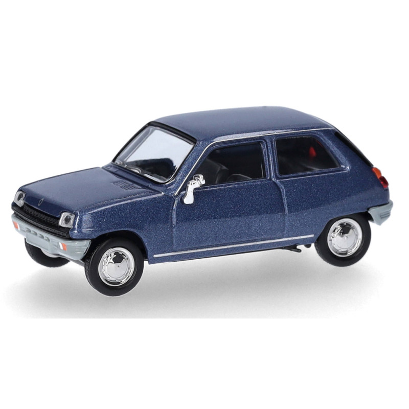 Renault R5 bleu métallique - HO 1/87 - HERPA 034456-002