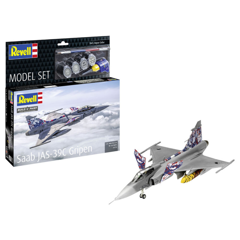 Saab JAS-39C Gripen Set complet - 1/72 - REVELL 63776
