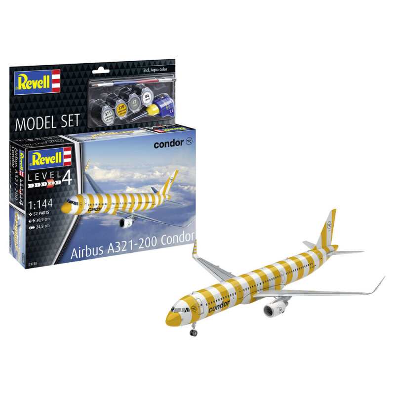 Airbus A321 Condor Set complet - 1/144 - REVELL 63788