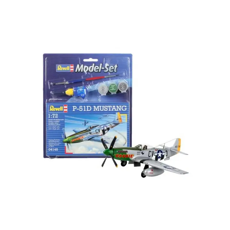 P-51D Mustang Set complet - 1/72 - REVELL 64148